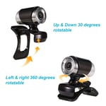 480P Webcam Live Streaming Webcam 360 Degree Rotatable USB Web Camera For PC GB