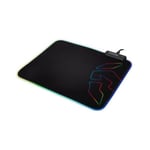 Gaming Mat with LED Illumination Krom Knout RGB RGB [32 x 27 x 0,3 cm] Black