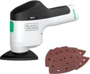 Black + Decker Reviva Cordless Detail Sander 12v Now 10 Sanding sheets Included