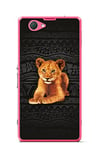 Onozo Coque Baby Lion pour Sony Xperia Z1 Compact