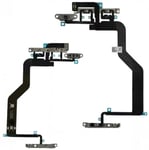 For iPhone 12 Power Flex Cable Replacement Volume Buttons Mute Switch Brackets