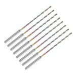 8Pcs 1.3mm Micro Engraving Drill Bits, High-Speed Steel with Quenching Process