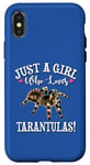 Coque pour iPhone X/XS Girl Who Loves Tarantula Lover