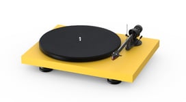 Pro-Ject Debut Carbon Evo Turntable with Ortofon 2M Red Cartridge - Satin Golden Yellow