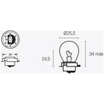 Lampa v parts - 6v