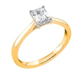 Midem Stockholm enstens diamantring 0,75ct gulguld