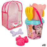 Beach toys set Minnie Mouse 18 x 16 x 18 cm [12 Units]