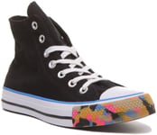 Converse All Star Womens Sneakers 570291C In Black Multicolor Size UK 3 - 8