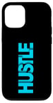 Coque pour iPhone 12/12 Pro Bleu Get Your Hustle Up Blue Color Graphic