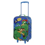 Karactermania Ninja Turtles Mates-Soft 3D Trolley Suitcase, Green, 17 x 33 x 52 cm, Capacity 26 L