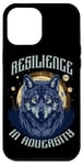 Coque pour iPhone 12 Pro Max Resilience In Adversity Citation Spirit Animal Wolf Pack