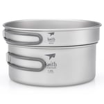 Keith - 2-Piece Titanium pot and Pan Cook Set