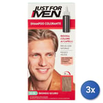 3x Just For Men Colorant Cheveux Blonde Foncé Naturel