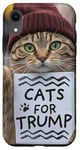 Coque pour iPhone XR Cats For Trump