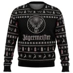 Bebetter Jagermeister Fultäckande Jultröja Herr 3D Tröja Toppar Höst Och Vinter Kläder A 2 L