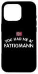 Coque pour iPhone 16 Pro Fattigmann Norway Norvège Biscuit Noeud Frit Noël