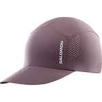 Salomon Cross Compact, Casquette Unisexe, pour Trail, Course à Pied, Randonnée, Rose, Taille Unique