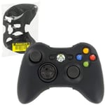 Assecure Silicone Skin Protective Cover Xbox 360 Controller Rubber Bumper Case (Black)
