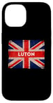 Coque pour iPhone 14 Drapeau Luton Bedfordshire Born And Bred