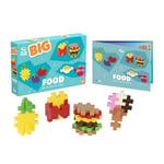 Plus-Plus BIG - Jeu de Construction pour Enfant Dès 2 Ans - Set Activité Cuisine 50 Pièces - Thème Nourriture - Jouet Éducatif et Ludique pour Fille et Garçon Dès 24 Mois