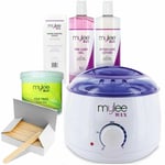 Complete Waxing Kit - At home Salon Quality Wax Heater, Wax & Accessories