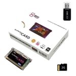 Smile Mini Carte Sd,Adaptateur Pour Gb/Gba/Sp Gbm Ids Nds Ndsl Gbasp,Cartouche De Jeu Brûlante Gba,2024 - Type Black 2g