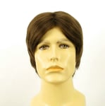 Short Wig For Men Natural Hair dark Blond Ref MARTIN 8