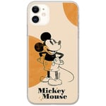 ERT GROUP Coque de téléphone Portable pour Iphone 11 Original et sous Licence Officielle Disney Motif Mickey 054 Parfaitement adapté à la Forme du téléphone Portable, Coque en TPU