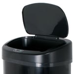 KITCHEN MOVE Automatic Rectangular Bin Lid Majestic Black 39 x 27 x 10 cm