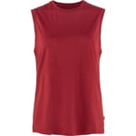 Fjällräven Womens Abisko Wool Tank Top (Röd (POMEGRANATE RED/346) Large)