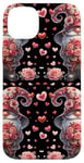 iPhone 14 Plus Valentines Day Gnome Graphic For Her And Him Cute Heart Case