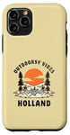 Coque pour iPhone 11 Pro Outdoorsy Vibes Holland Voyage Vacances Hollande