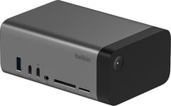 Belkin Usb-c 11 In 1 Pro Gan Dock Usb Type-c 3ˌ5mm, Hdmi, Rj-45, Usb 3.2 Gen 1 (3.1 Gen 1) Type-c, Usb 3.2 Gen 2 (3.1 Gen 2) Type-a, Usb 3.2 Gen 2 (3.1 Gen 2) Type-c