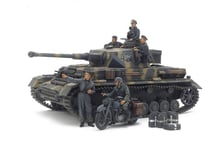 German Panzer IV Ausf.g Early Production & Motorcycle Eastern Avant 1:3 5 Kit