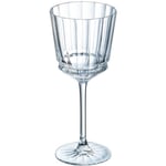 Glasögon med skaft - Cristal d'Arques - Macassar - 25cl - Kwarx - Art Deco