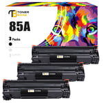 3 Toner Compatible For HP CE285A 85A Laserjet Pro P1102w P1100 M1132 M1217NFW