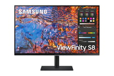 Samsung ViewFinity S8 S32B800PXP skärm - LED-bakgrundsbelysning - 32" - IPS - 5ms - 4K 3840x2160 vid 60Hz