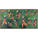 Konix Naruto Shippuden Tapis de Souris Gaming XXL 90 x 46 cm - Base antidérapante en Caoutchouc - Motif Multi Clonage