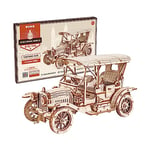 ROKR Puzzle 3D Bois Maquette en Bois a Construire Voiture pour Enfants Adultes, Kits de Modélisme Cadeaux d'anniversaire, Vintage Car