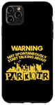 iPhone 11 Pro Max Parkour Free Running Traceur Vintage Warning May Case