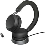 Jabra EVOLVE2 75 Écouteurs Wireless avec Bluetooth Professionnel Avec Adaptateur
