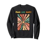 Retro Flower,Groovy Flower,Joy Love Peace,RetroVibes,Cute Sweatshirt