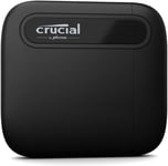 Crucial X6 2TB Portable SSD - 800MB/s USB-C External Drive for PC, Mac, iPad Pro