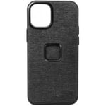 Peak Design Everyday Fabric Cover -beskyttelsesetui, iPhone 12 mini, kulsort