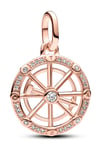 Pandora ME Wheel of Fortune Medallion Charm 14k Rose gold-plated berlock 783063C01