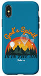 iPhone X/XS Christian Baptism, Bible Verse John 3:8 God’s Spirit Retro Case