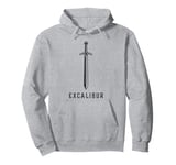 Excalibur The Legendary Sword in the Stone of King Arthur Pullover Hoodie