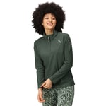 Regatta Womens Montes Half Zip Lightweight Microfleece Top - Green - Size 16 UK