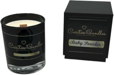 Baby Powder Scented Luxury Soy Wax Vegan Friendly Candle (Medium 30cl)