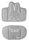 roba Coussin de Chaise Haute miffy® en 2 Pièces - Imperméable et sans Phtalates - Réducteur de Siège Confortable - dès 6 Mois - Imprimé Lapin - Blanc / Gris